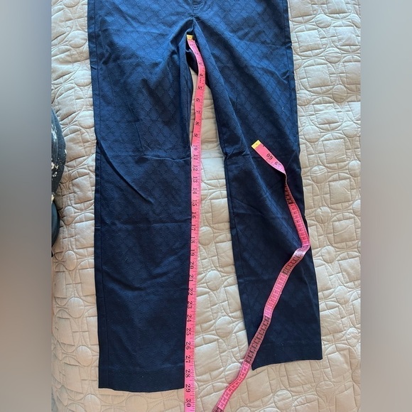 Lilly Pulitzer Kelly Textured Pants Navy Size 8 - Picture 10 of 16